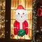 Costway 3.3FT Inflatable Christmas Santa Claus Broke Out from Window Hanging Decoration